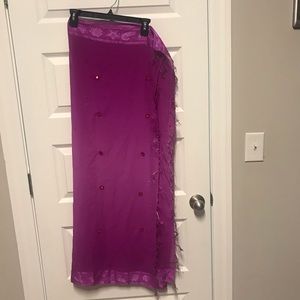 Sarong with sewn tiny little mirrors OS